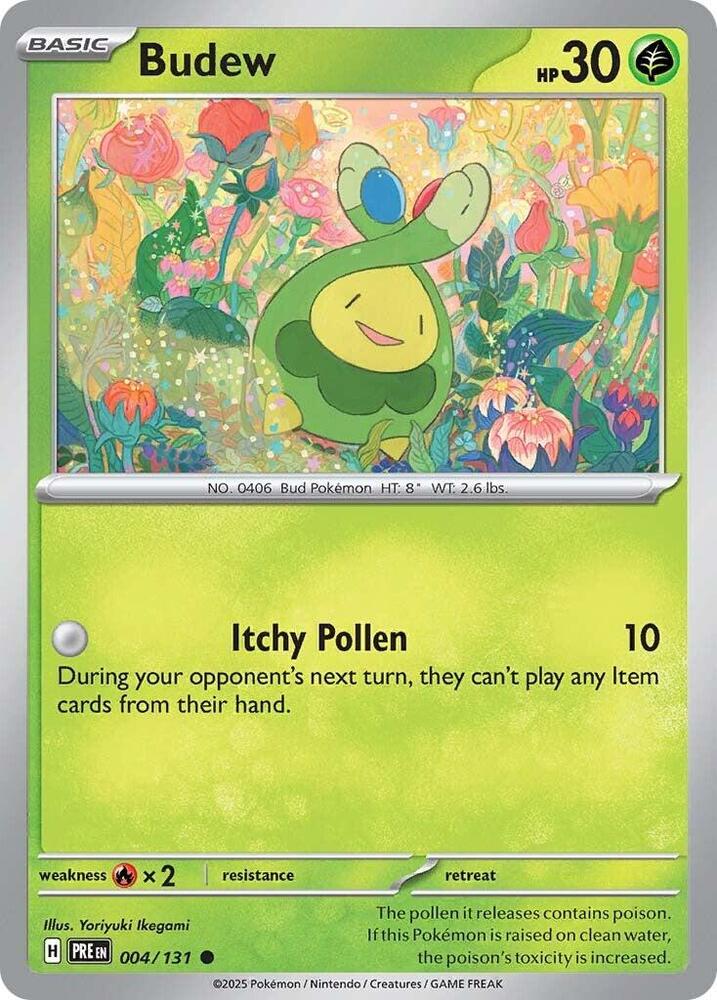 Budew (004/131) [Scarlet & Violet: Prismatic Evolutions] | Shuffle n Cut Hobbies & Games