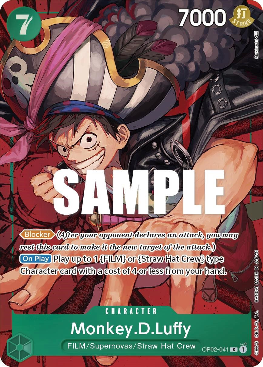 Monkey.D.Luffy (Alternate Art) [Paramount War] | Shuffle n Cut Hobbies & Games