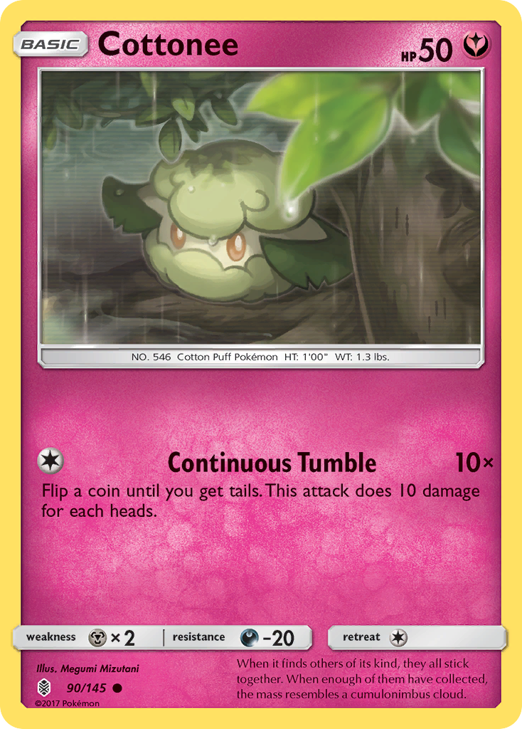 Cottonee (90/145) [Sun & Moon: Guardians Rising] | Shuffle n Cut Hobbies & Games