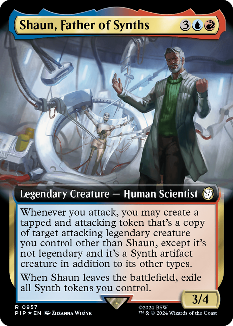 Shaun, Father of Synths (Extended Art) (Surge Foil) [Fallout] | Shuffle n Cut Hobbies & Games