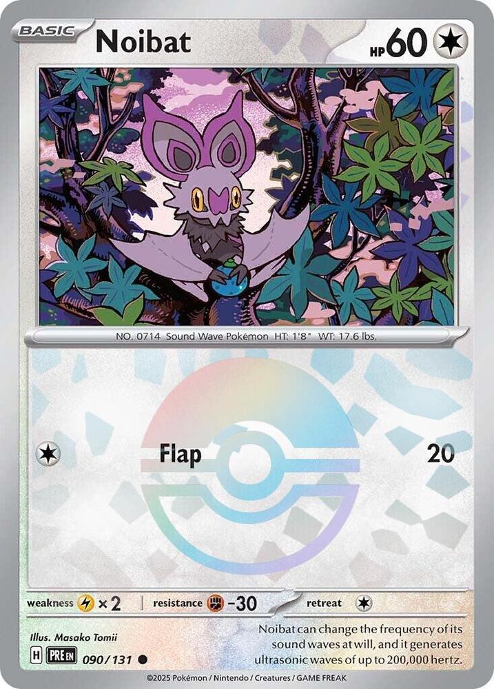 Noibat (090/131) (Poke Ball Pattern) [Scarlet & Violet: Prismatic Evolutions] | Shuffle n Cut Hobbies & Games