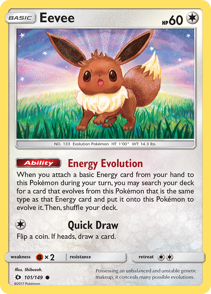 Eevee (101/149) [Sun & Moon: Base Set] | Shuffle n Cut Hobbies & Games