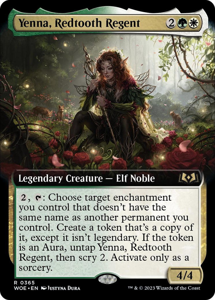 Yenna, Redtooth Regent (Extended Art) [Wilds of Eldraine] | Shuffle n Cut Hobbies & Games