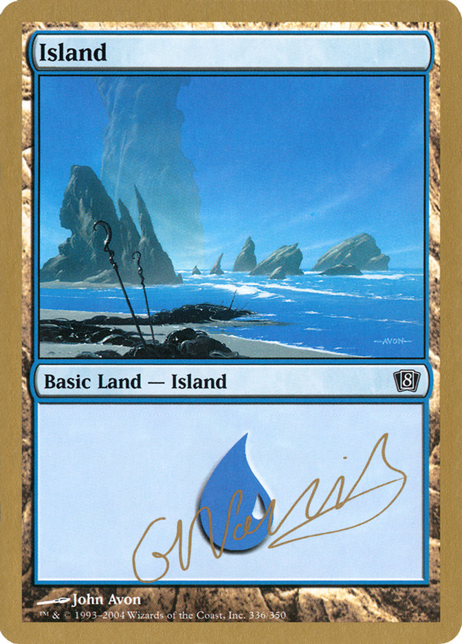 Island (gn336) (Gabriel Nassif) [World Championship Decks 2004] | Shuffle n Cut Hobbies & Games