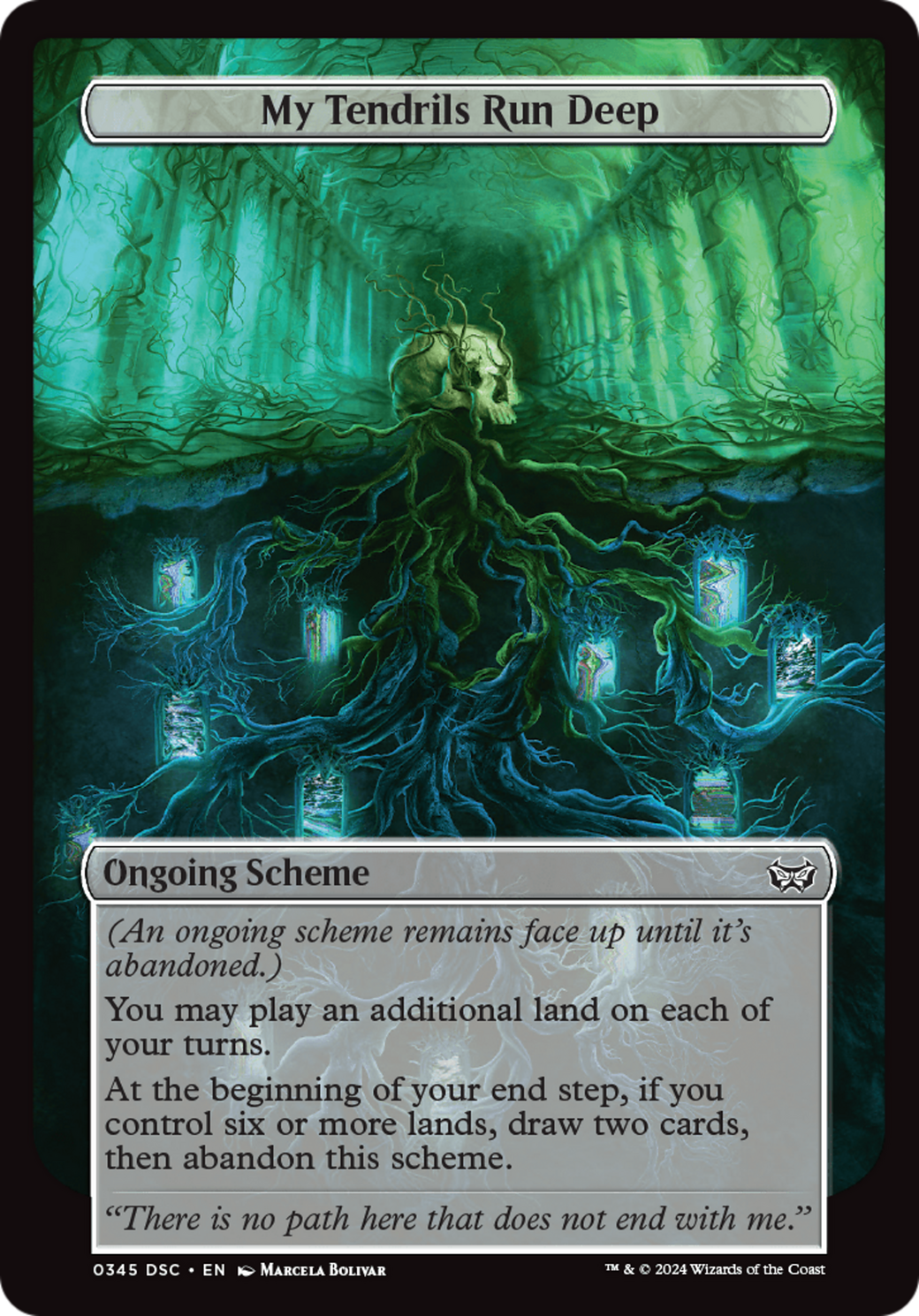 My Tendrils Run Deep (Full Art) [Duskmourn: Archenemy] | Shuffle n Cut Hobbies & Games