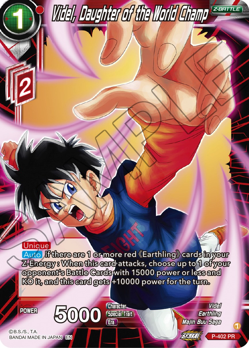 Videl, Daughter of the World Champ (P-402) [Promotion Cards] | Shuffle n Cut Hobbies & Games