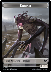 Eldrazi // Knight Double-Sided Token [Commander Masters Tokens] | Shuffle n Cut Hobbies & Games