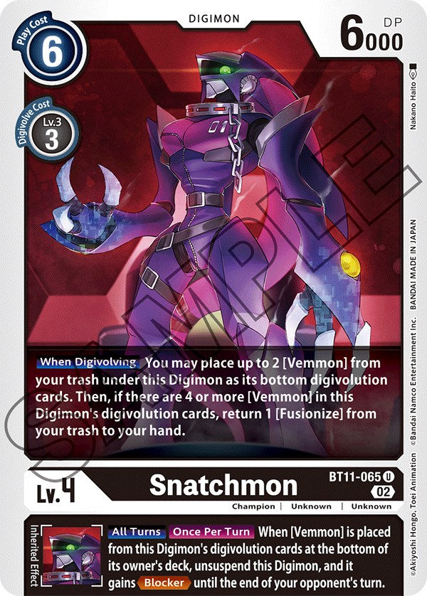 Snatchmon [BT11-065] [Dimensional Phase] | Shuffle n Cut Hobbies & Games