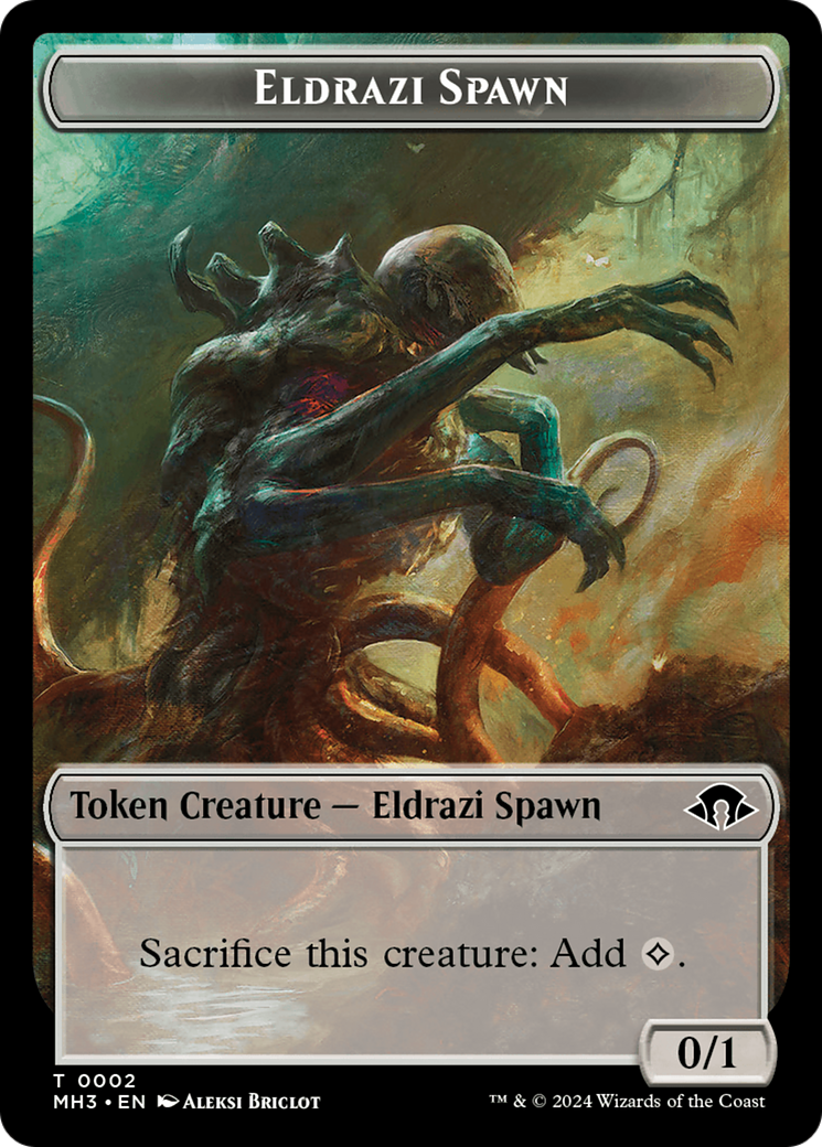 Eldrazi Spawn // Insect (0027) Double-Sided Token [Modern Horizons 3 Tokens] | Shuffle n Cut Hobbies & Games