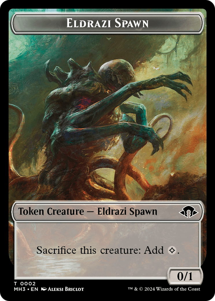 Eldrazi Spawn // Rat Double-Sided Token [Modern Horizons 3 Tokens] | Shuffle n Cut Hobbies & Games