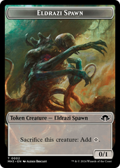 Eldrazi Spawn // Soldier Double-Sided Token [Modern Horizons 3 Tokens] | Shuffle n Cut Hobbies & Games