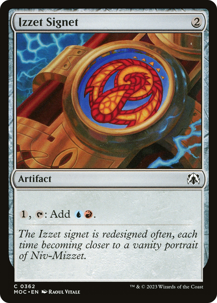 Izzet Signet [March of the Machine Commander] | Shuffle n Cut Hobbies & Games