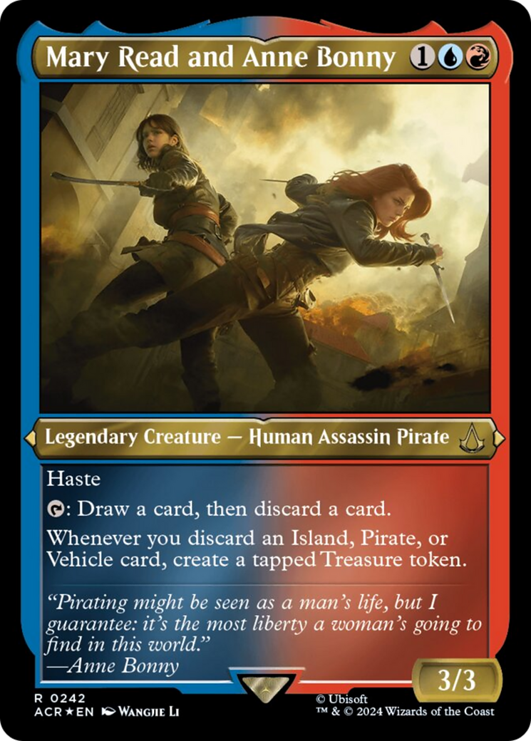 Mary Read and Anne Bonny (Foil Etched) [Assassin's Creed] | Shuffle n Cut Hobbies & Games