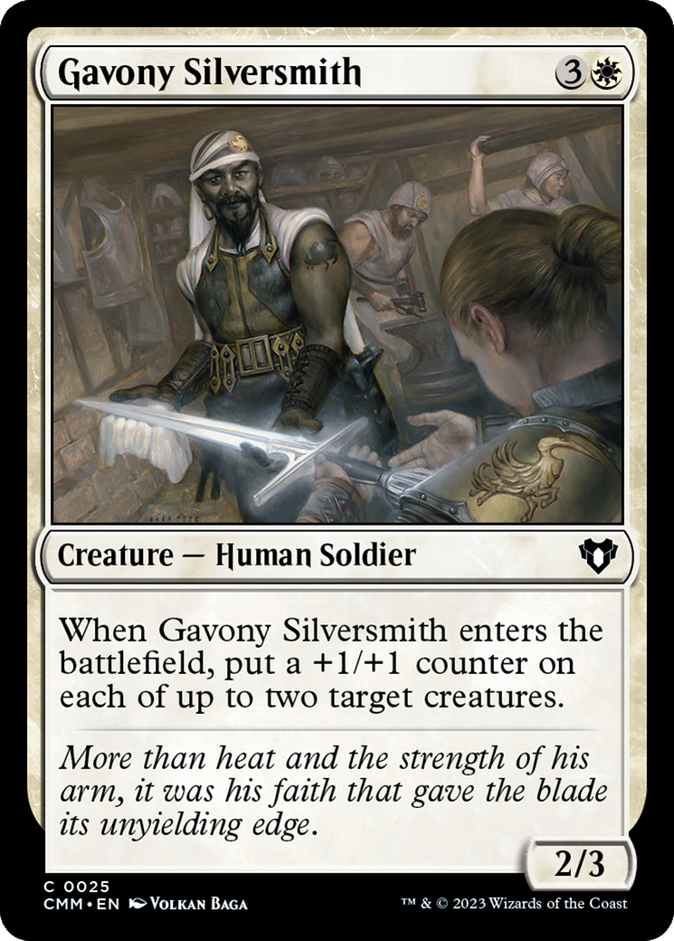 Gavony Silversmith [Commander Masters] | Shuffle n Cut Hobbies & Games