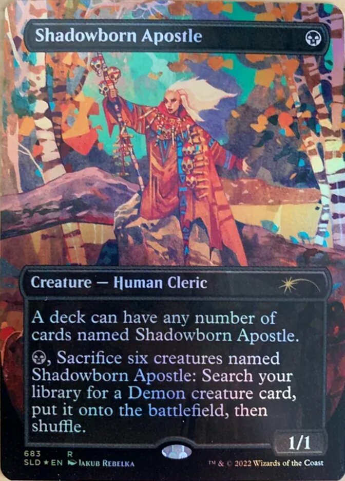 Shadowborn Apostle (Borderless) (683) [Secret Lair Drop Promos] | Shuffle n Cut Hobbies & Games