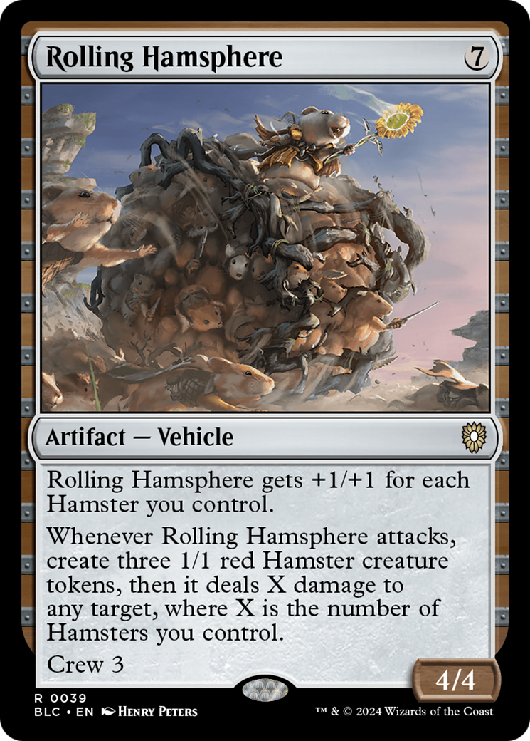 Rolling Hamsphere [Bloomburrow Commander] | Shuffle n Cut Hobbies & Games