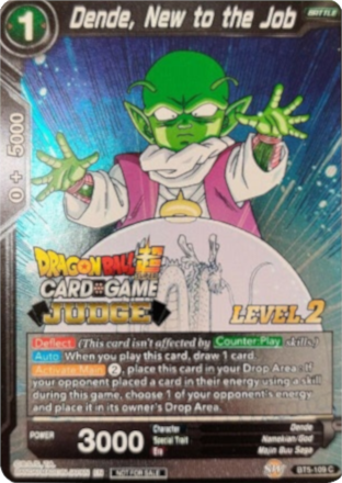 Dende, New to the Job (Level 2) (BT5-109) [Judge Promotion Cards] | Shuffle n Cut Hobbies & Games