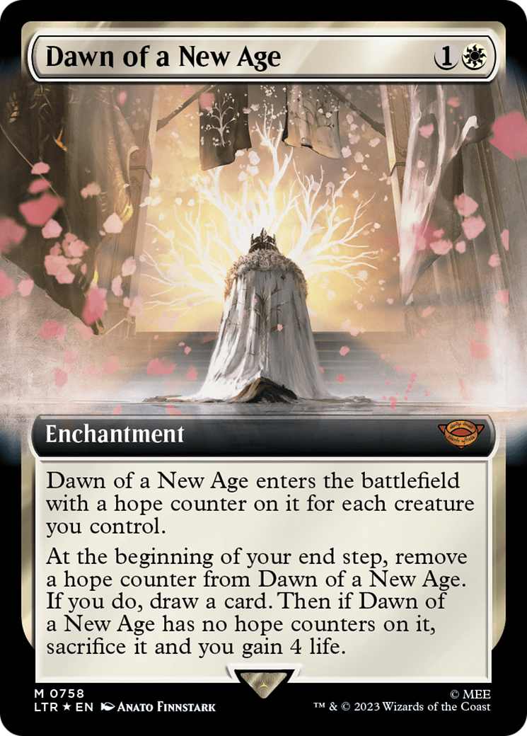 Dawn of a New Age (Extended Art) (Surge Foil) [The Lord of the Rings: Tales of Middle-Earth] | Shuffle n Cut Hobbies & Games