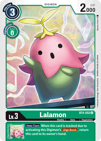 Lalamon [BT4-052] [Great Legend] | Shuffle n Cut Hobbies & Games