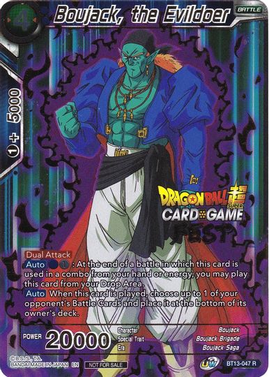 Boujack, the Evildoer (Card Game Fest 2022) (BT13-047) [Tournament Promotion Cards] | Shuffle n Cut Hobbies & Games
