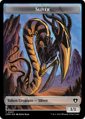 Sliver Army // Sliver Double-Sided Token [Commander Masters Tokens] | Shuffle n Cut Hobbies & Games