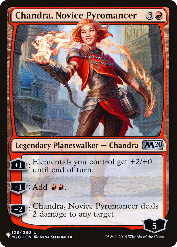 Chandra, Novice Pyromancer [The List] | Shuffle n Cut Hobbies & Games