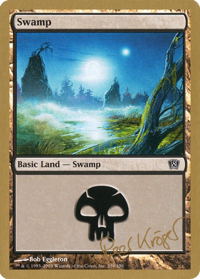 Swamp (pk339) (Peer Kroger) [World Championship Decks 2003] | Shuffle n Cut Hobbies & Games