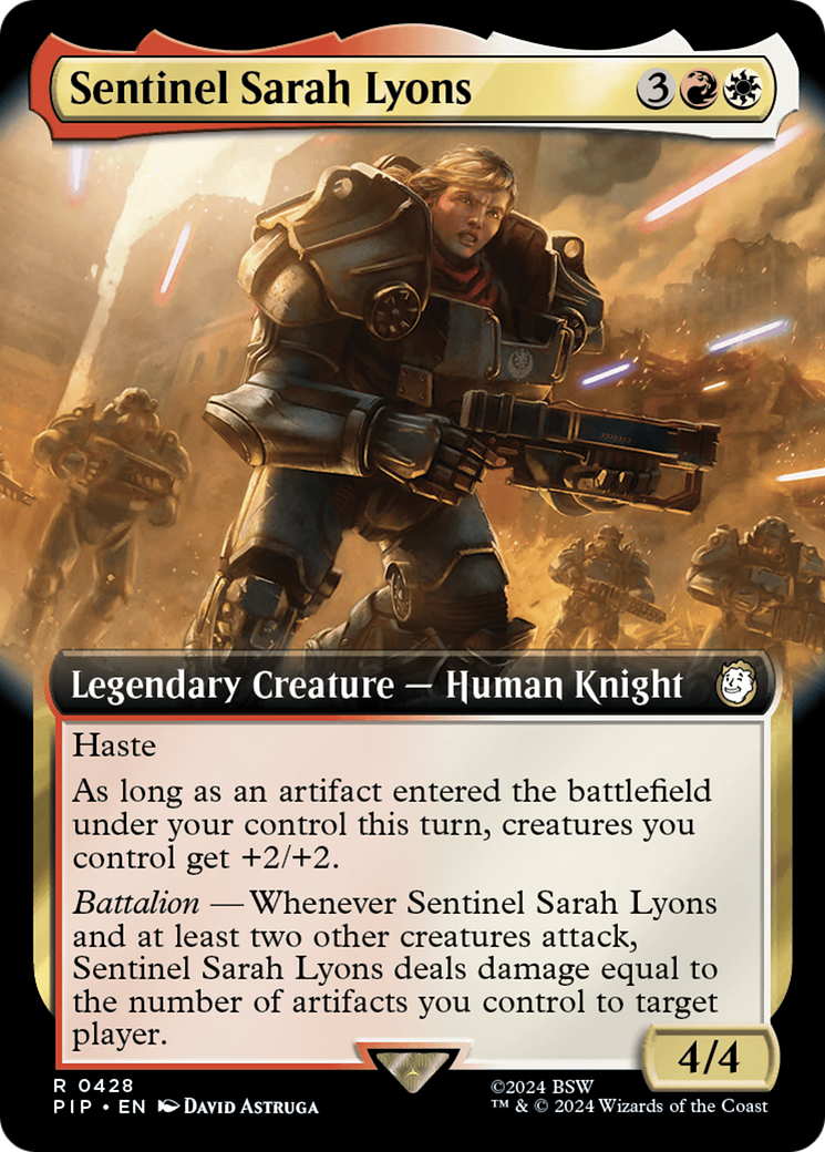 Sentinel Sarah Lyons (Extended Art) [Fallout] | Shuffle n Cut Hobbies & Games