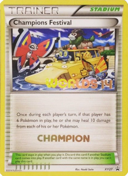 Champions Festival (XY27) (2014 Champion) [XY: Black Star Promos] | Shuffle n Cut Hobbies & Games