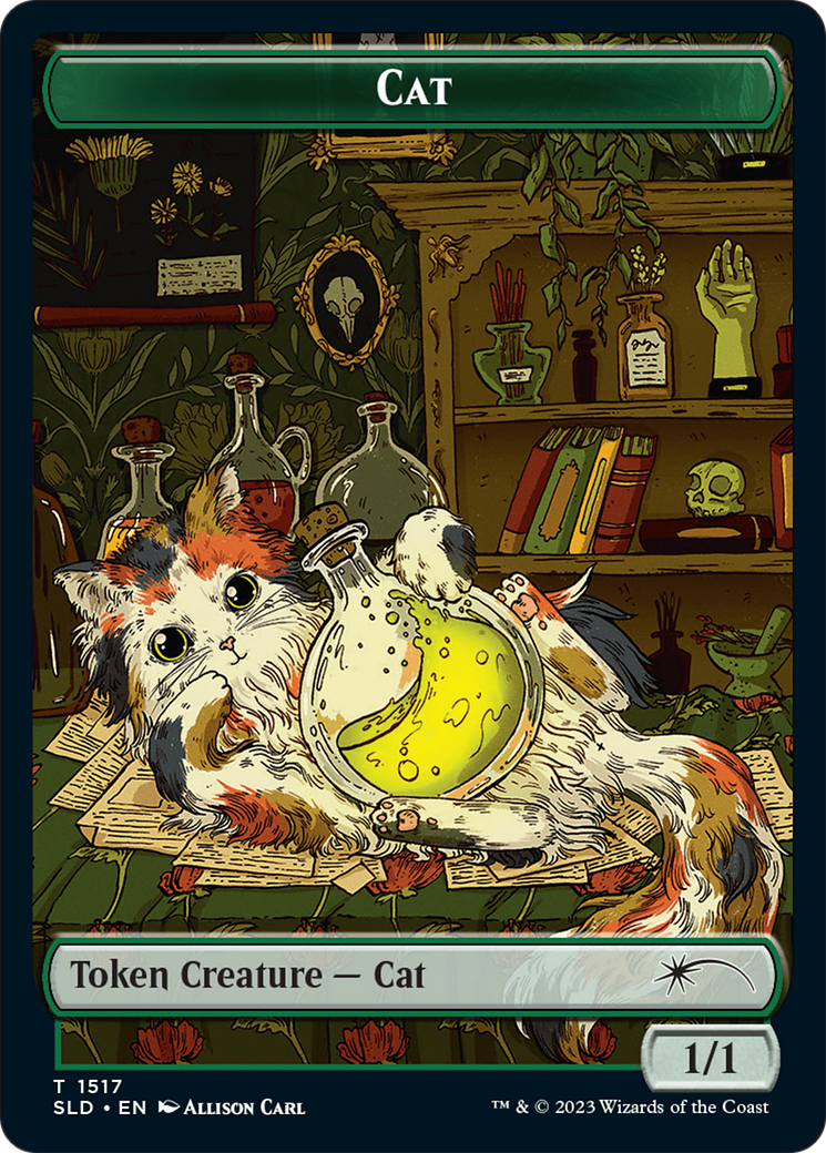 Dog // Cat Double-Sided Token [Secret Lair Commander Deck: Raining Cats and Dogs Tokens] | Shuffle n Cut Hobbies & Games