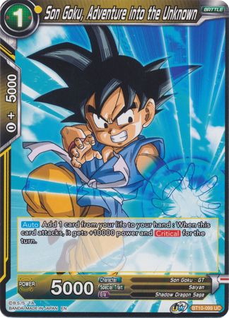 Son Goku, Adventure into the Unknown (BT10-099) [Rise of the Unison Warrior 2nd Edition] | Shuffle n Cut Hobbies & Games