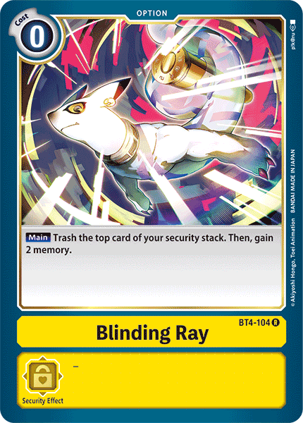 Blinding Ray [BT4-104] [Great Legend] | Shuffle n Cut Hobbies & Games