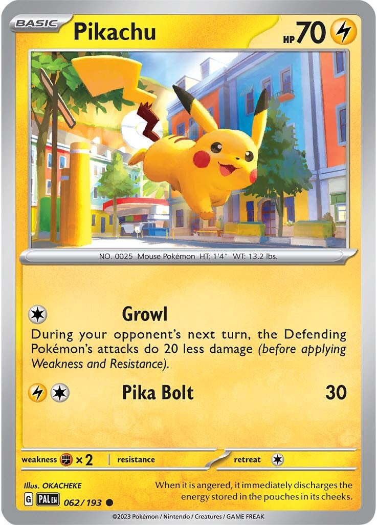 Pikachu (062/193) [Scarlet & Violet: Paldea Evolved] | Shuffle n Cut Hobbies & Games