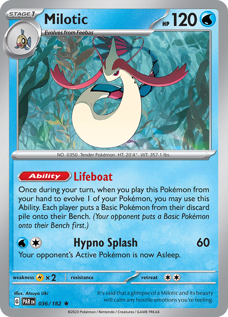 Milotic (036/182) [Scarlet & Violet: Paradox Rift] | Shuffle n Cut Hobbies & Games