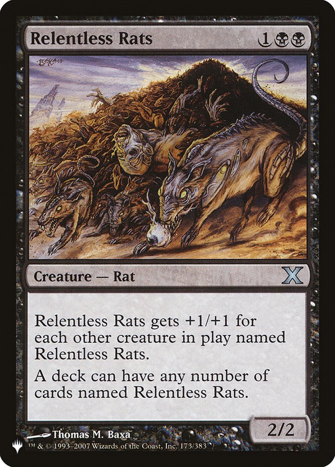 Relentless Rats [The List] | Shuffle n Cut Hobbies & Games