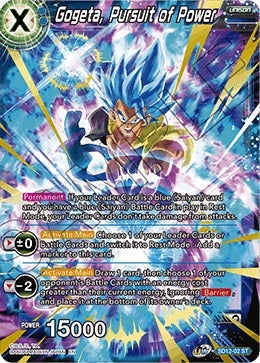 Gogeta, Pursuit of Power (SD12-02) [Rise of the Unison Warrior 2nd Edition] | Shuffle n Cut Hobbies & Games