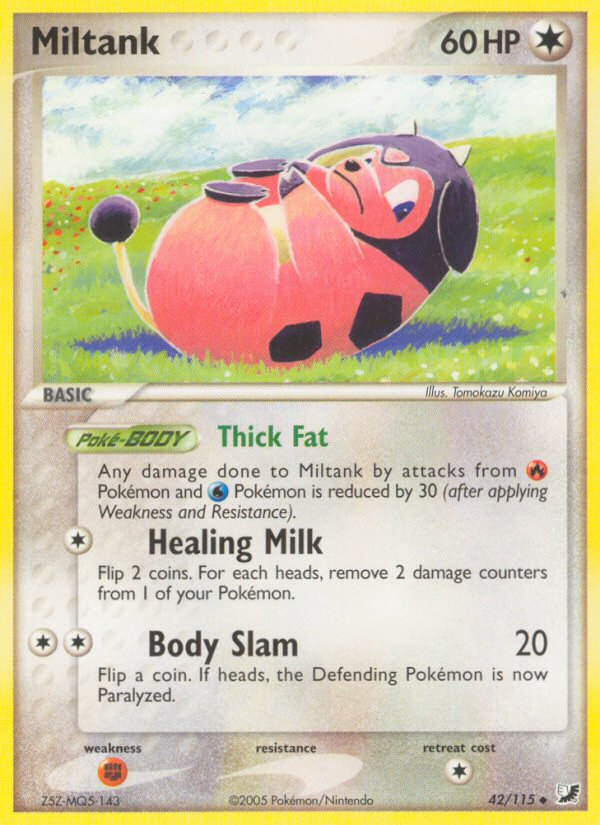 Miltank (42/115) [EX: Unseen Forces] | Shuffle n Cut Hobbies & Games