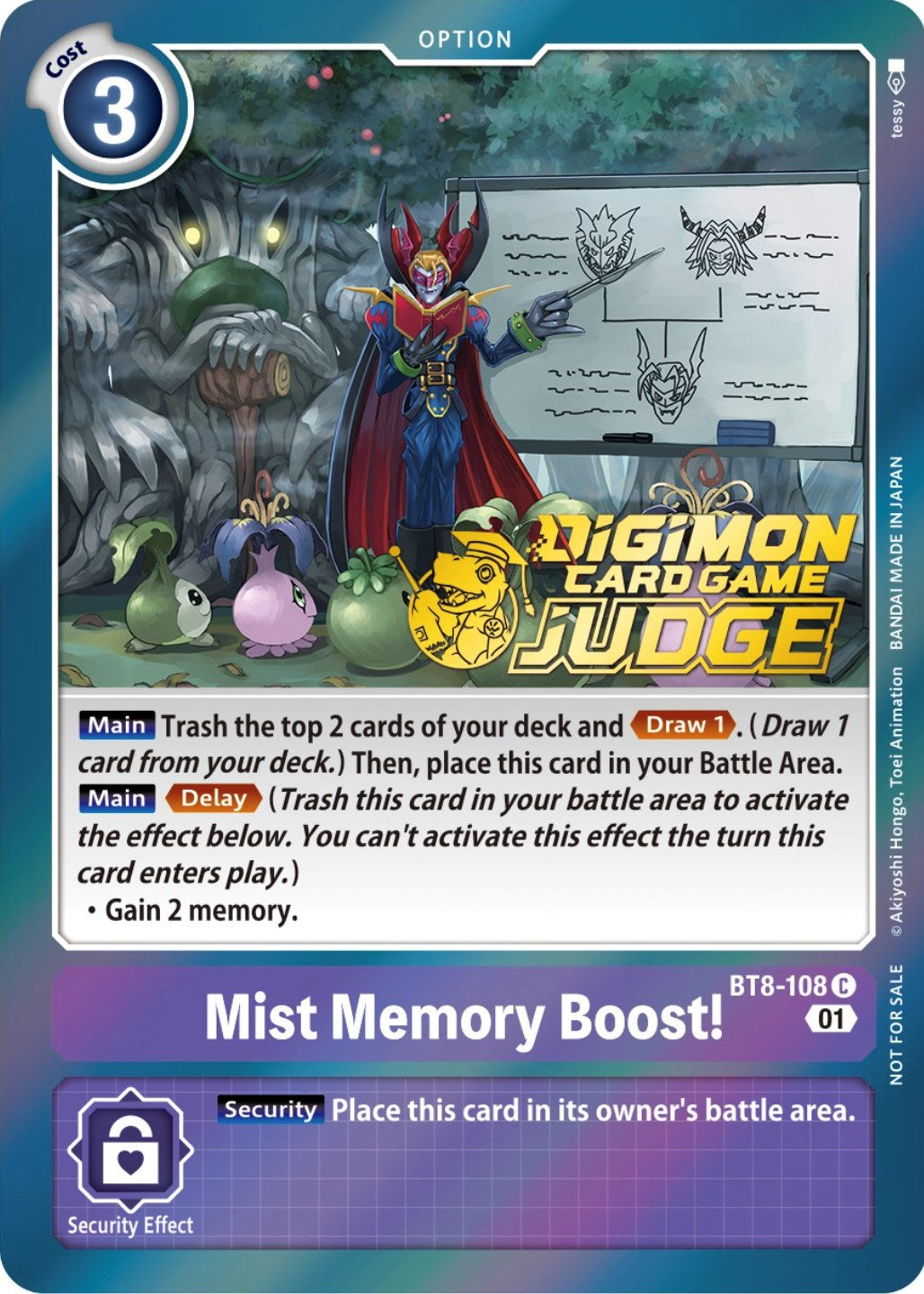 Mist Memory Boost! [BT8-108] (Judge Pack 3) [New Awakening Promos] | Shuffle n Cut Hobbies & Games