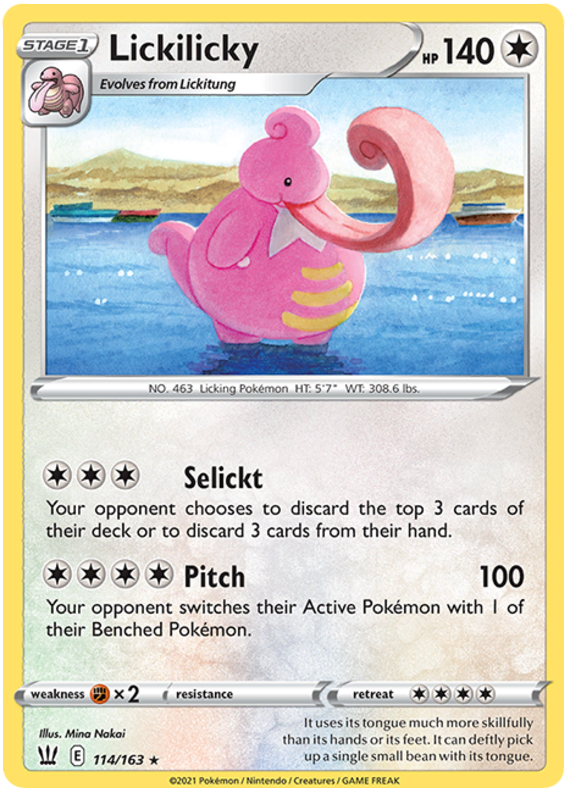 Lickilicky (114/163) [Sword & Shield: Battle Styles] | Shuffle n Cut Hobbies & Games