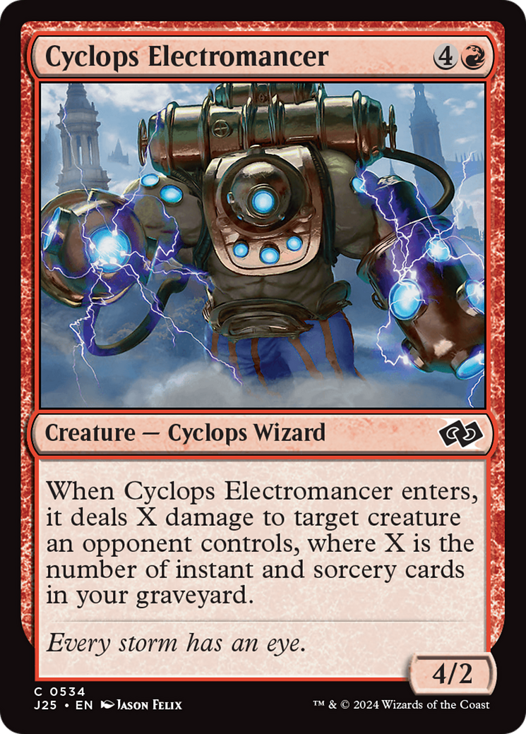 Cyclops Electromancer [Foundations Jumpstart] | Shuffle n Cut Hobbies & Games