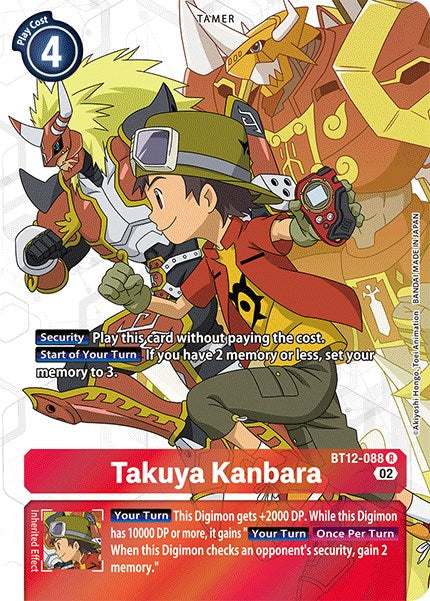 Takuya Kanbara [BT12-088] (Alternate Art) [Across Time] | Shuffle n Cut Hobbies & Games