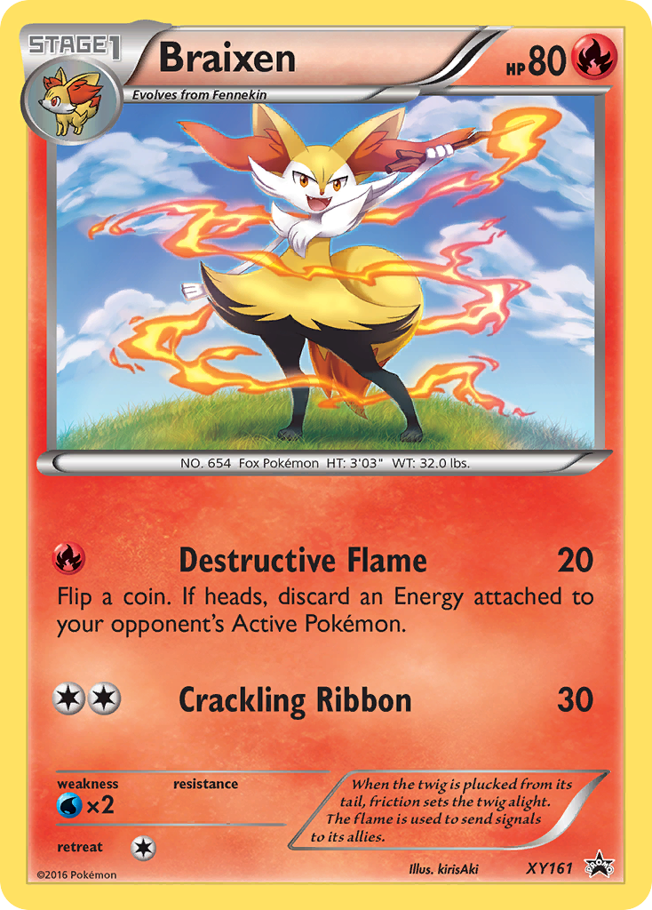 Braixen (XY161) [XY: Black Star Promos] | Shuffle n Cut Hobbies & Games