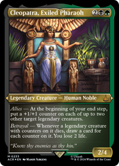 Cleopatra, Exiled Pharaoh (Foil Etched) [Assassin's Creed] | Shuffle n Cut Hobbies & Games