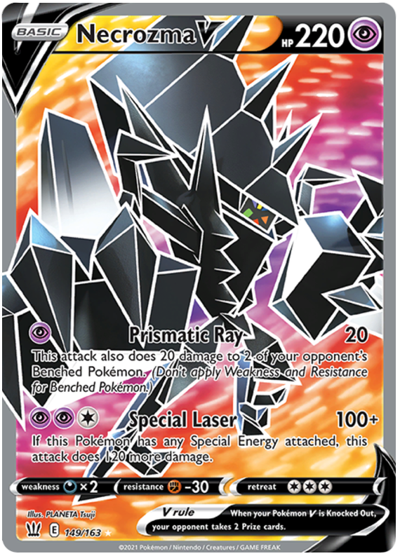 Necrozma V (149/163) [Sword & Shield: Battle Styles] | Shuffle n Cut Hobbies & Games