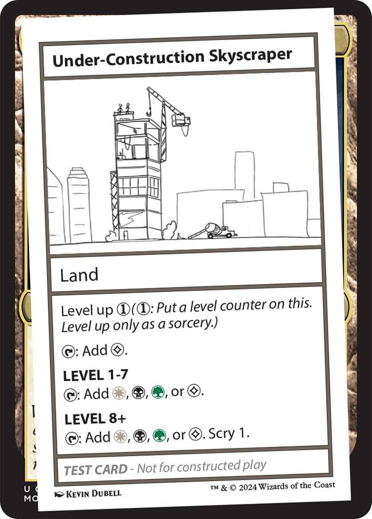 Under-Construction Skyscraper [Mystery Booster 2 Playtest Cards] | Shuffle n Cut Hobbies & Games