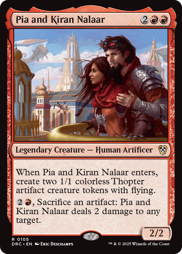 Pia and Kiran Nalaar [Aetherdrift Commander] | Shuffle n Cut Hobbies & Games