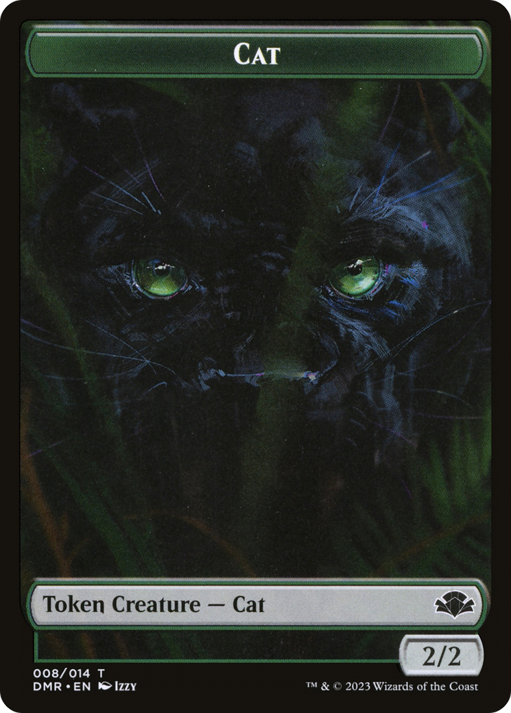 Cat Token (008) [Dominaria Remastered Tokens] | Shuffle n Cut Hobbies & Games