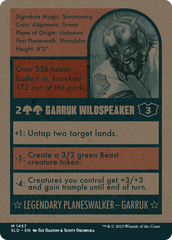 Garruk Wildspeaker [Secret Lair Drop Series] | Shuffle n Cut Hobbies & Games