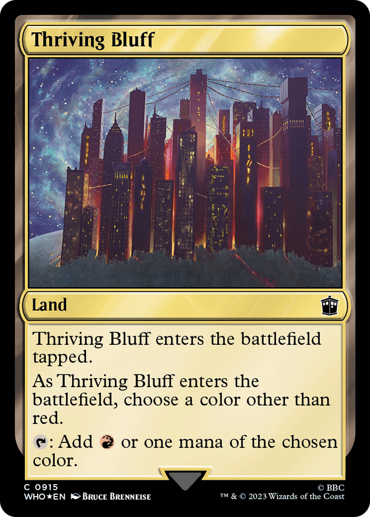 Thriving Bluff (Surge Foil) [Doctor Who] | Shuffle n Cut Hobbies & Games