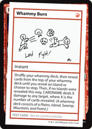 Whammy Burn (2021 Edition) [Mystery Booster Playtest Cards] | Shuffle n Cut Hobbies & Games